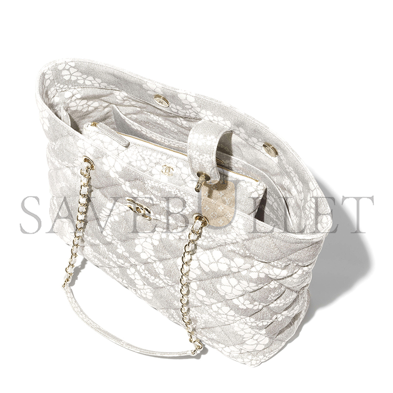 CHANEL SHOPPING BAG PRINTED DENIM AS5429 (37*28.5*13cm) CHANEL SHOPPING BAG PRINTED DENIM AS5429 (37*28.5*13cm)